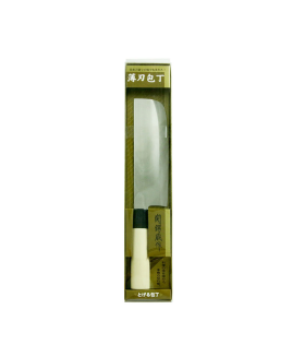 Нож для шинковки овощей "TSUBAZO NAKIRI" 173mm. Сталь: SUS420J2. Nikken