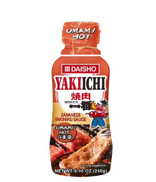 Соус к мясу "ЯКИНИКУ ИЧИБАН КЛАССИЧЕСКИЙ"(среднеострый) (YAKIICHI Umami Hot)240g DAISHO Соус к мясу "ЯКИНИКУ ИЧИБАН КЛАССИЧЕСКИЙ"(среднеострый) (YAKIICHI Umami Hot)240g DAISHO