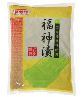 Салат овощной FUKUJIN-ZUKE (корень лотоса,дайкон, баклажан, огурец, имбирь)1кг "ASADA"
