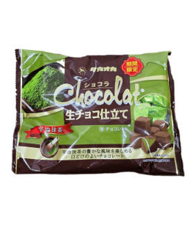 Шоколад  NAMA Chocolate "Живой" со вкусом Удзи Матча, 125г Takaoka