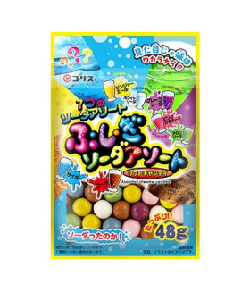 Жевательные конфеты со вкусом колы и газировки 48гр CORIS