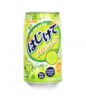 Напиток газированный шипучий "HAJIKETE Melon Cider" (дыня), 350г SANGARIA