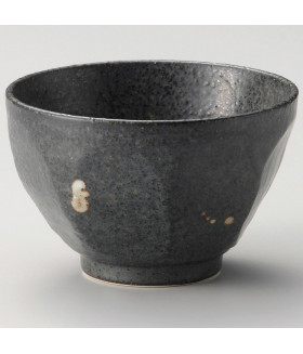 Пиала для Донбури  Чёрная  "Gin Sai" 11.3×7.2cm