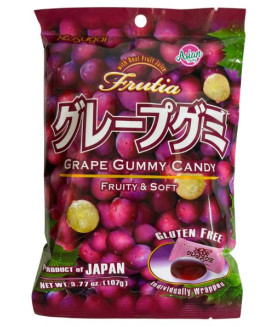 Мармелад жевательный со вкусом красного винограда "Frutia", 107г Kasugai