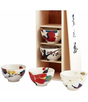 Набор посуды: PHOENIX * Hana Kairo Rice Bowl 5предм. 11 x h 6.6cm, MARUMO TAKAGI 