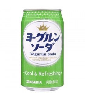 Напиток газированный "Крем сода, Yogurun Soda"со вкусом йогурта, 350г SANGARIA