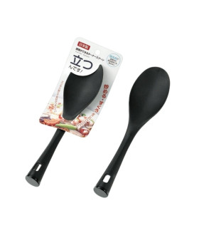 Ложка (половник) (на стоячей ножке) чёрный цвет, 25.4см х 6.4 см, Japan Premium