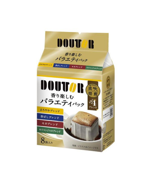Кофе жареный Gourmet BLEND, DOUTOR (8 дрип-пакетов), 56г Кофе жареный Gourmet BLEND, DOUTOR (8 дрип-пакетов), 56г