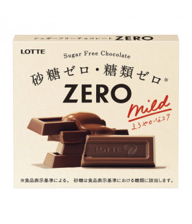 Шоколад молочный "ZERO" без сахара, 50г Lotte